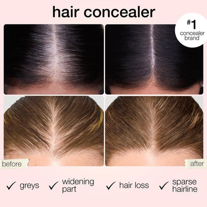 Touch & Go Hair Concealer | Instant Root Touch-Up Stick For Gray Hair & Sparse Hairline