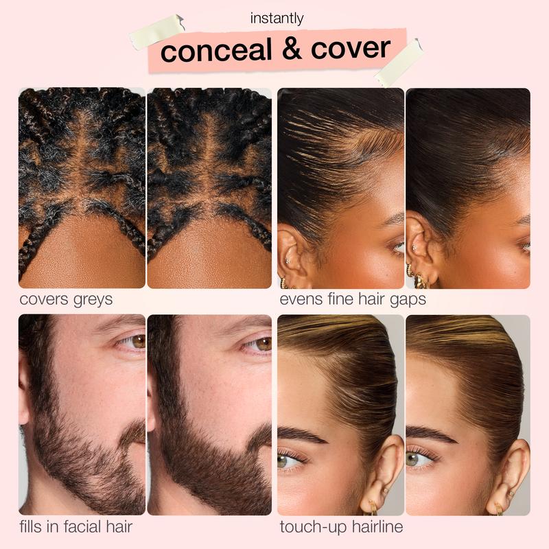 Touch & Go Hair Concealer | Instant Root Touch-Up Stick For Gray Hair & Sparse Hairline