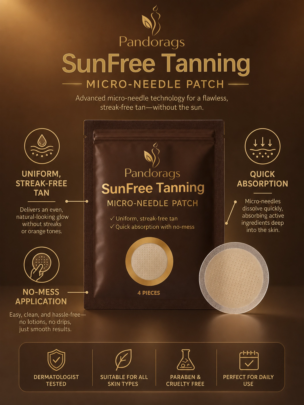 Up to 85% OFF Pandorags® Transdermal Tanning Patch