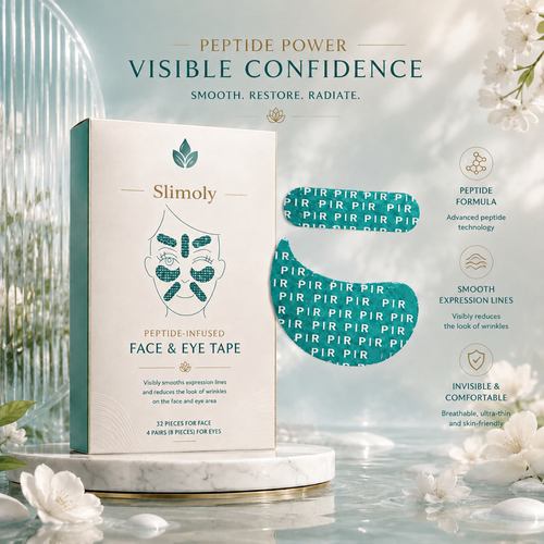 Peptide Face & Eye Tape-Instant Firming | Anti-Wrinkle | Skin Tightening Patches
