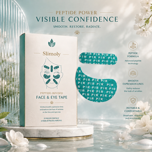 Peptide Face & Eye Tape-Instant Firming | Anti-Wrinkle | Skin Tightening Patches