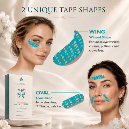 Peptide Face & Eye Tape-Instant Firming | Anti-Wrinkle | Skin Tightening Patches